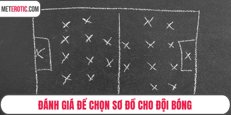 Đánh giá để chọn sơ đồ cho đội bóng