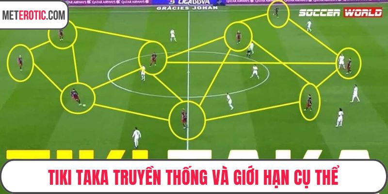 Tiki taka truyền thống và giới hạn cụ thể